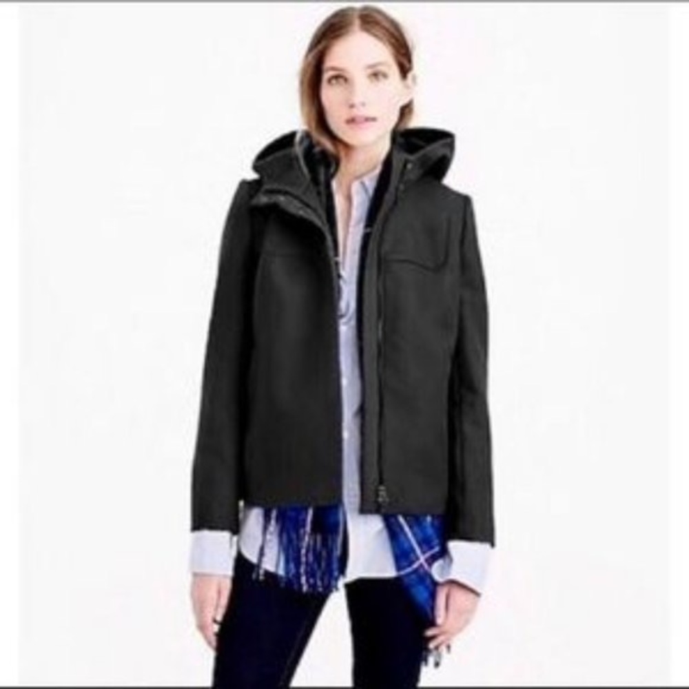 J Crew Italian Wool Jacket women size 4